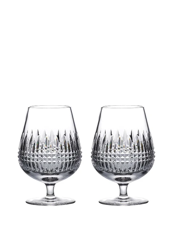 Waterford Crystal Lismore Connoisseur Diamond Brandy Balloon Glasses, Set of 2