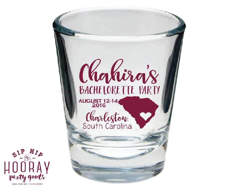 Any State Bachelorette Shot Glasses #1653