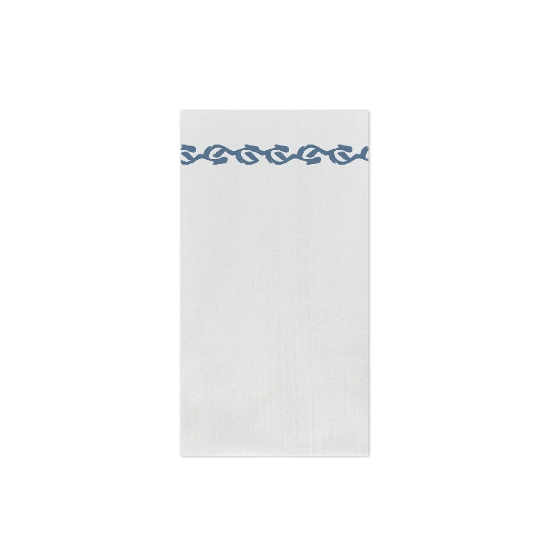 Papersoft Napkins Florentine Blue Guest Towels (Pack of 20)