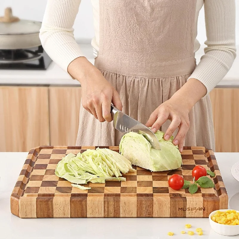 Wood Cutting Boards for Kitchen-Large Wooden Cutting Boards