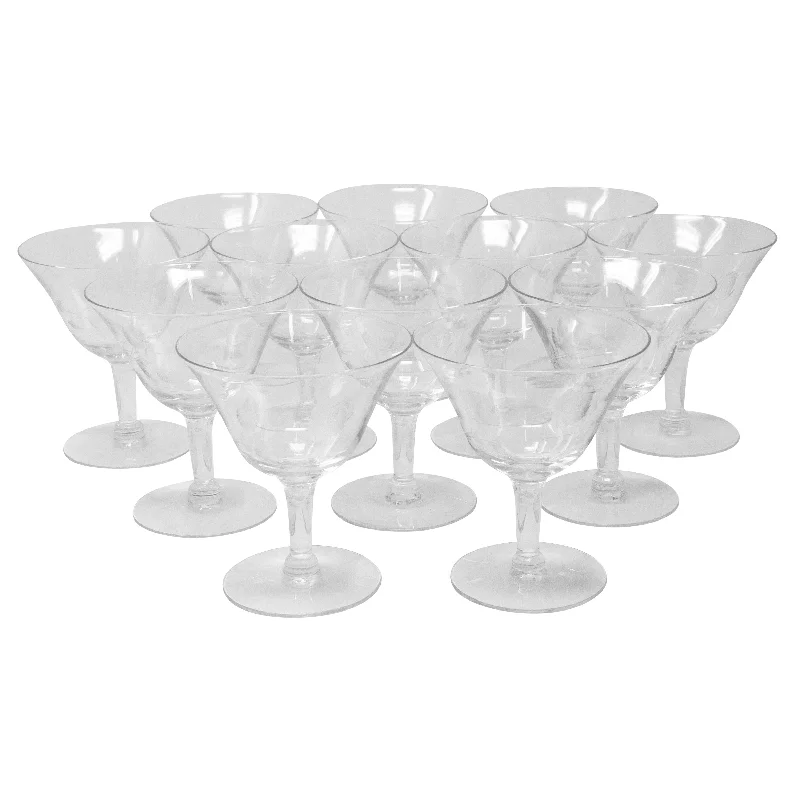 CG Quartex Etched Rose Cocktail Glasses