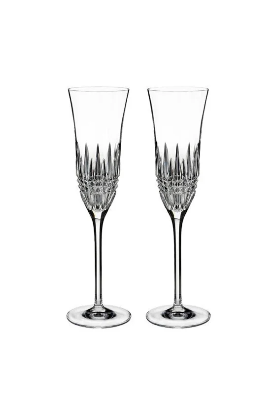 Waterford Crystal Lismore Diamond Essence Champagne Flute, Set of 2