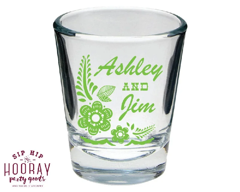 Destination Wedding Shot Glasses #1825