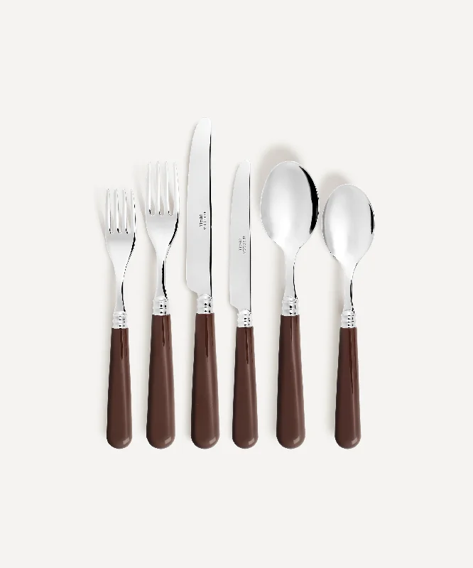 Classic Cutlery Set, Chocolate