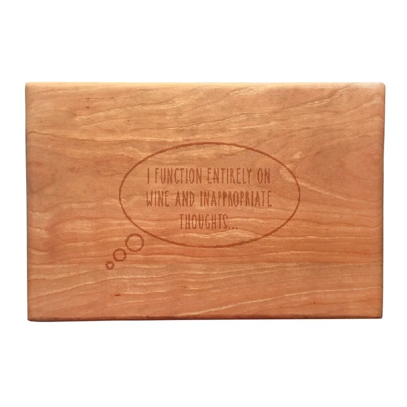 Inappropriate Thoughts Artisan Cherry Cutting Board