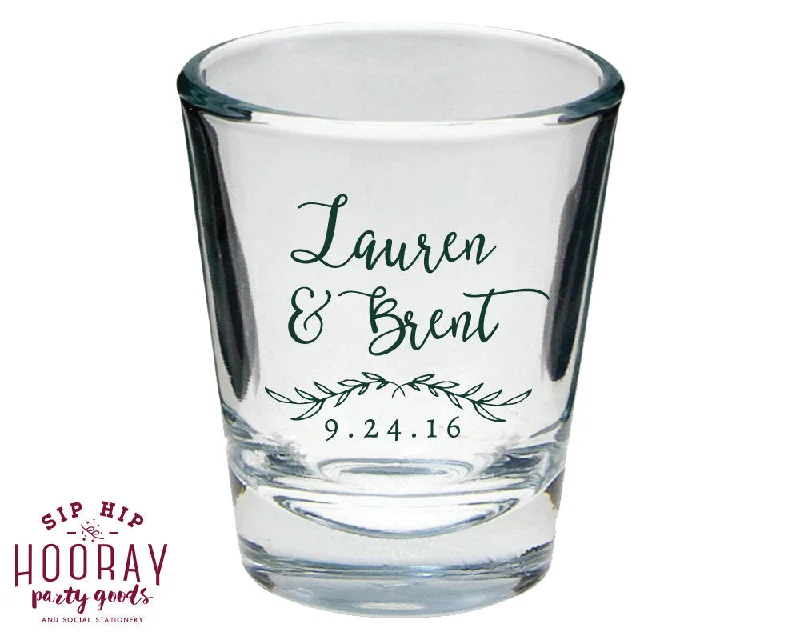 Custom Rehearsal Dinner Shot Glasses #1531