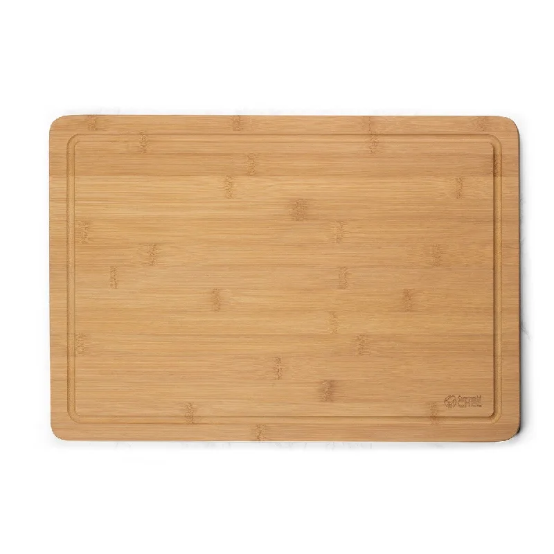 Commercial Chef Cutting Board for Serving Meats, Cheese and Vegetables, Bamboo (Large)