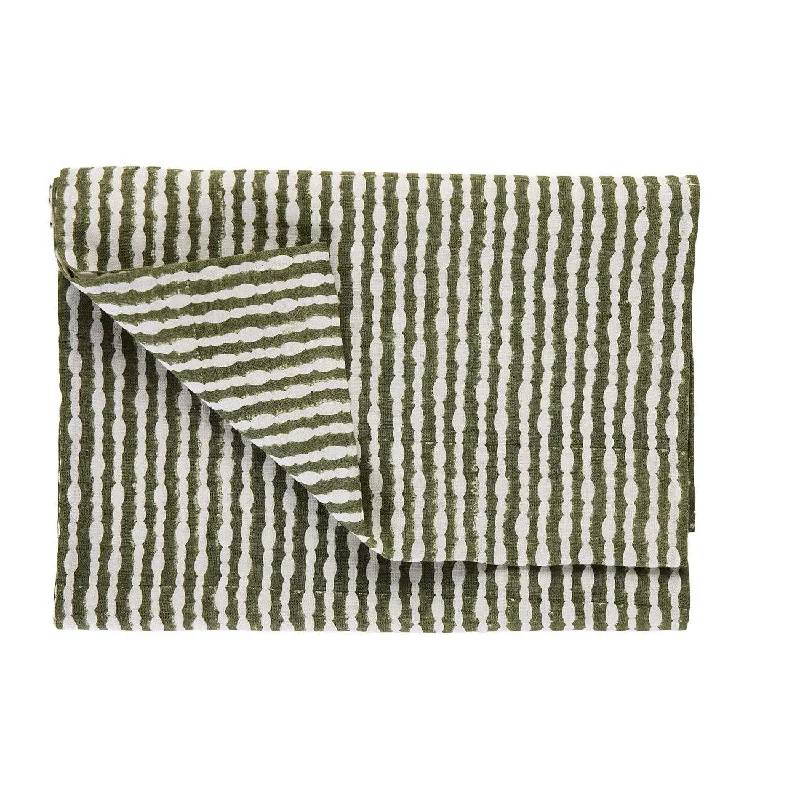 Table Runner Pebble Olive