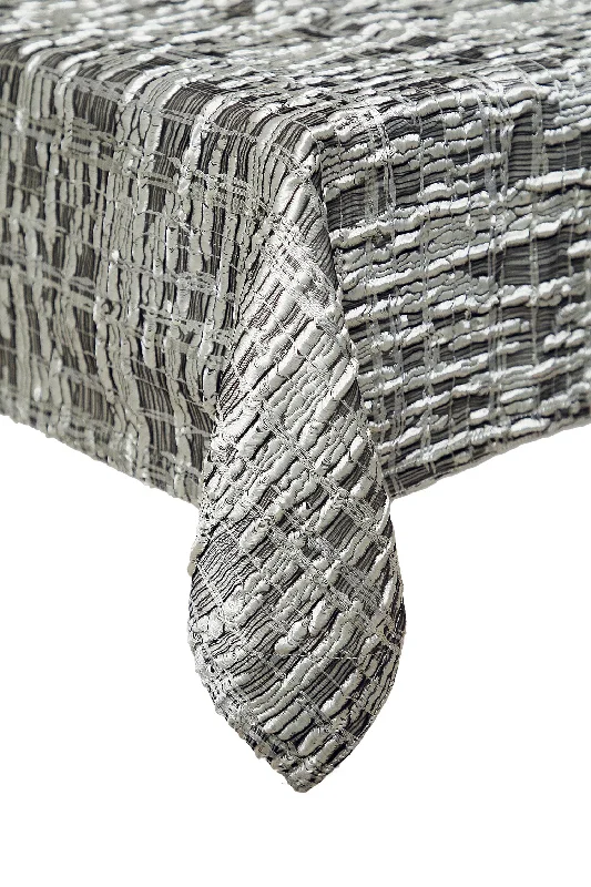 Pewter Rocks Table Cloth