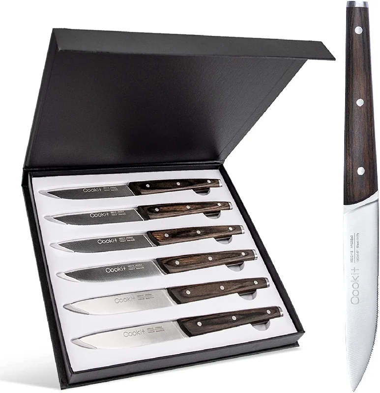 6-Piece Serrated Steak Knife Set