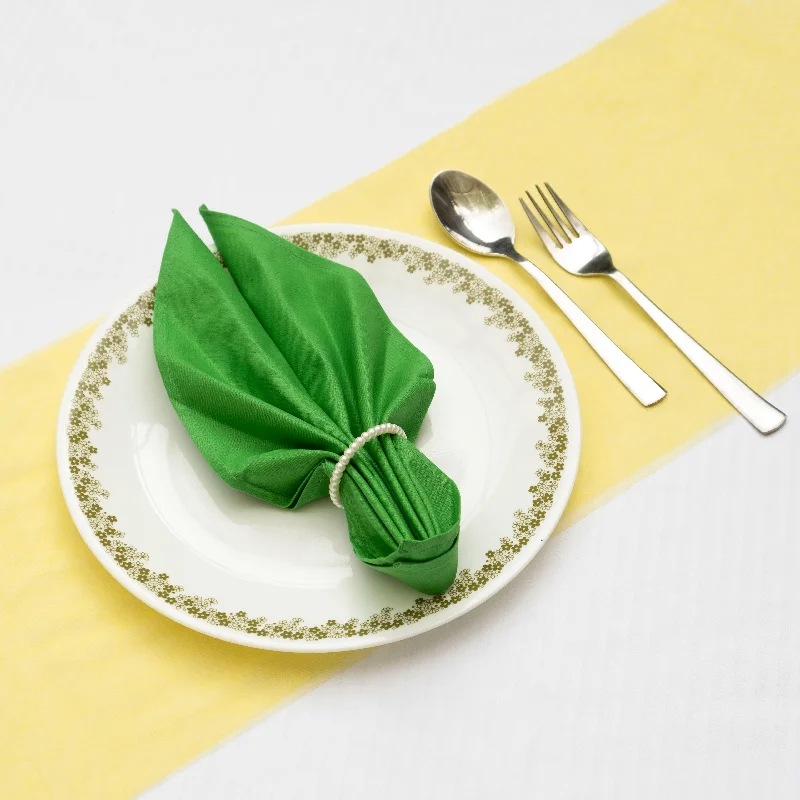 Dark Green Dinner Napkins