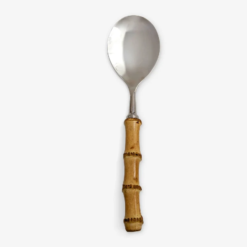 Natural Bamboo Rice Spoon (Silver)