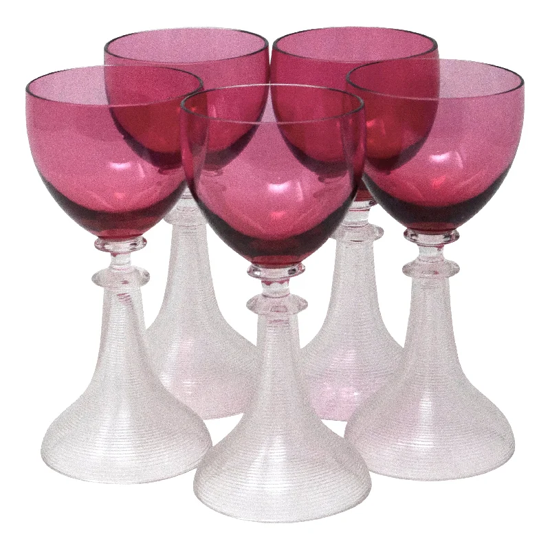 Cranberry Cup Cocktail Glasses