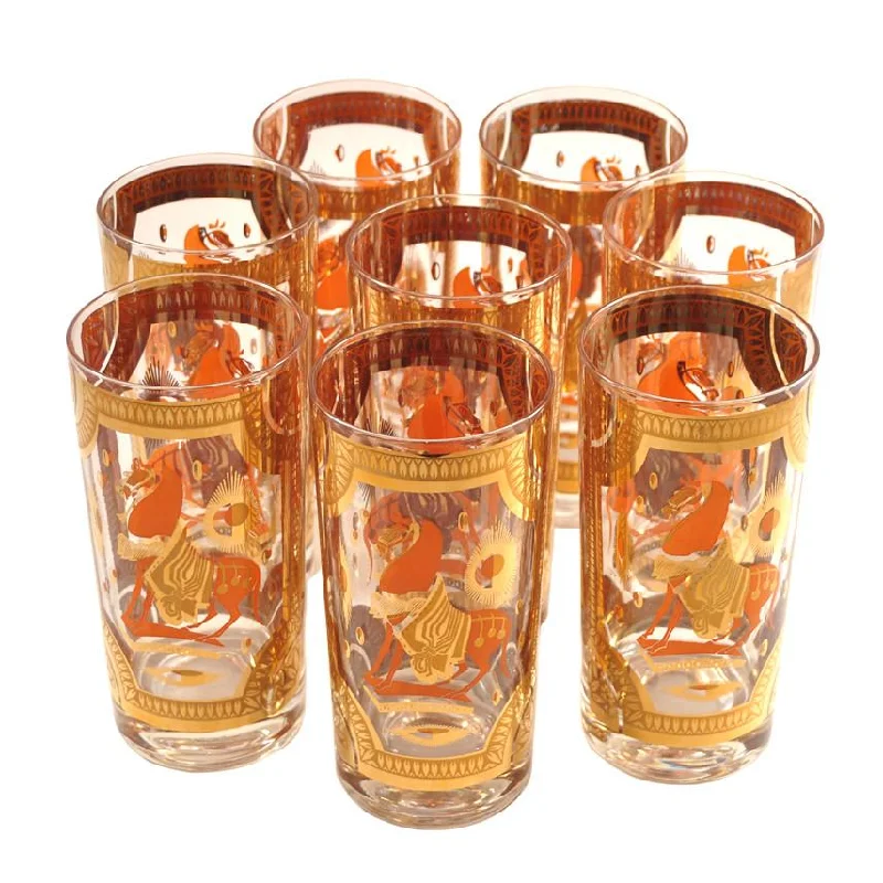 Fred Press Orange Trojan Horse Collins Glasses