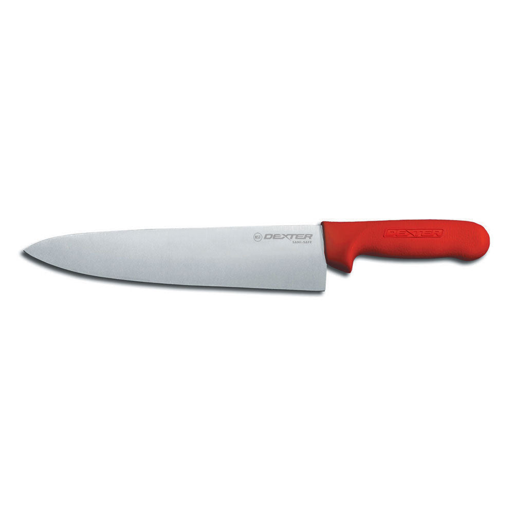 Dexter Sani-Safe S145-10R (12433R) 10" Cook's Knife, Red