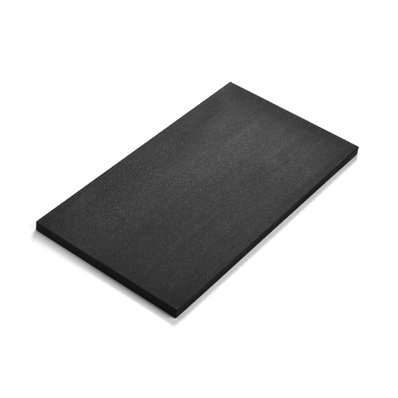 Asahi Black Professional Rubber Cutting Board, 15 x 8.2"