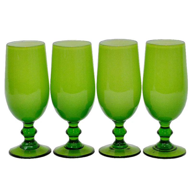 Carlo Moretti Green Cordial Glasses