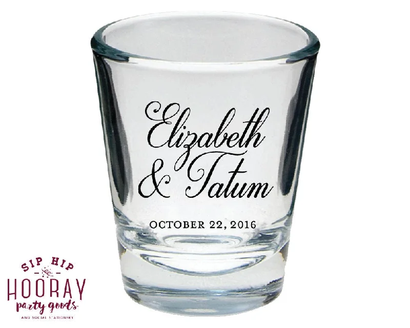 Custom Elegant Party Favor Shot Glasses #1663