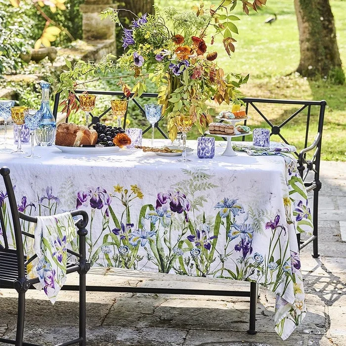 Iris D'Hiver Table Linens Collection