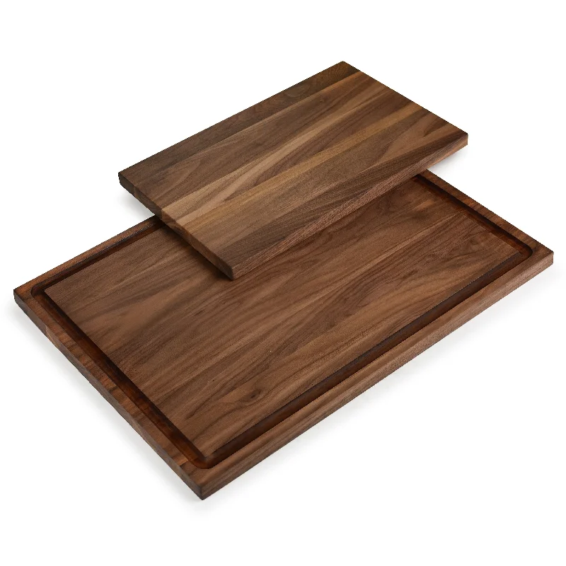 2 Piece Walnut Cutting Board Set