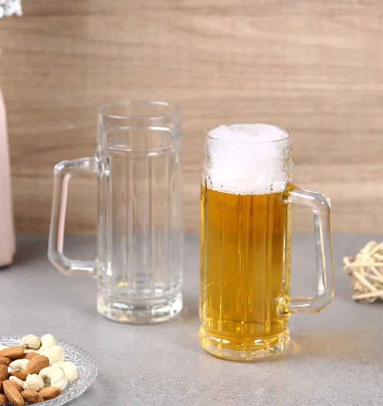 Indented Grip Beer Mug Set