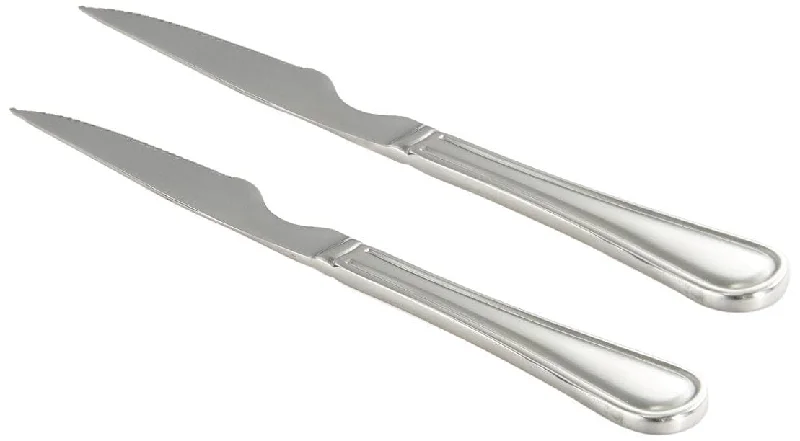 Sanjeev Kapoor Omega Stainless Steel Steak Knife Set, 2-Pieces, Silver