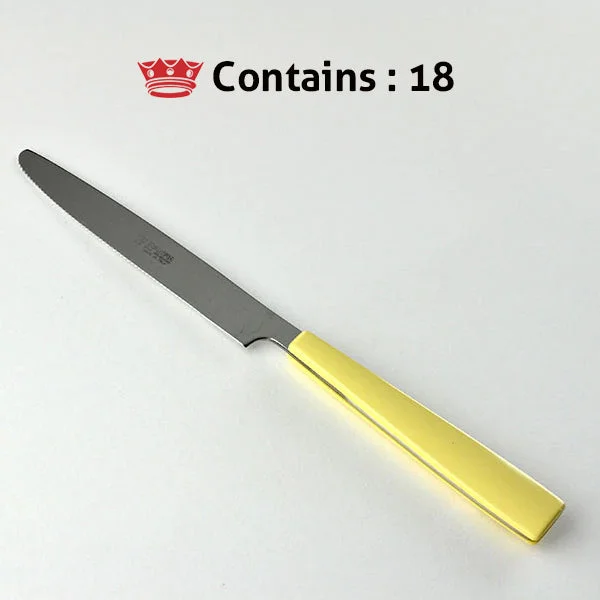 Svanera TABLE KNIFE  YELLOW ELENA Number in box : 18