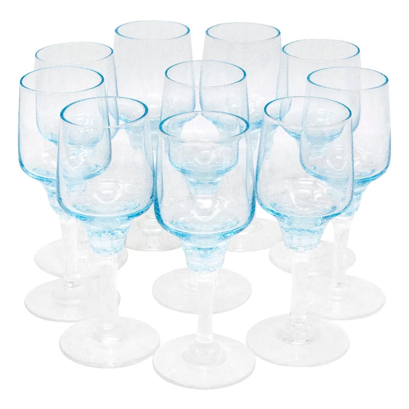 Sasaki Azure Blue Cordial Glasses