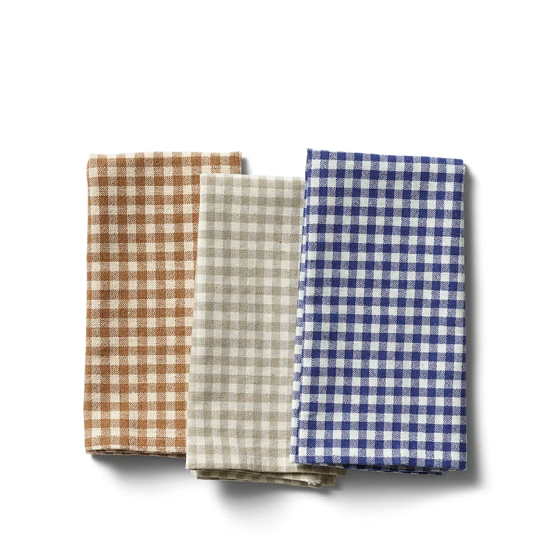 Organic Cotton Gingham Napkins (Set of 4)