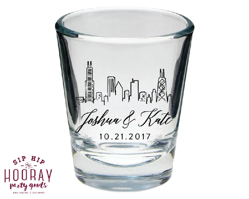 Any City Skyline Shot Glasses #1827