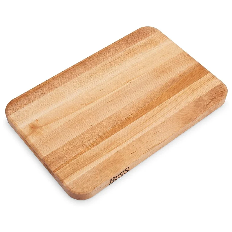 John Boos Maple Wood Edge Grain Reversible Cutting Board, 18 x 12 x 1.25 Inches - 18"L x 12"W