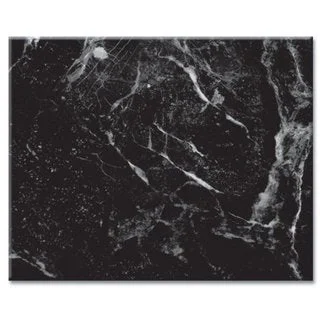 Counterart Glass Cutting Board - Black Marble - 12"x15" - 12x15