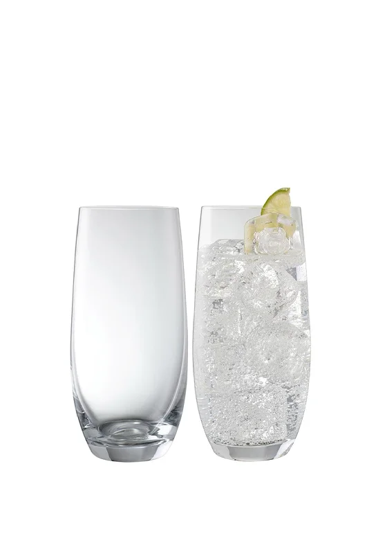 Galway Crystal Elegance Hiball Glasses Pair, Clear