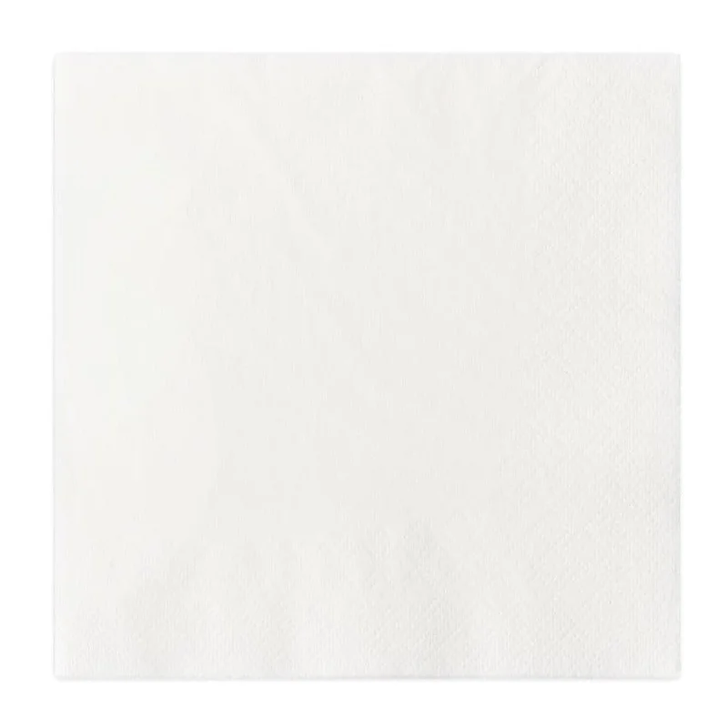 40cm 2 Ply White Paper Dinner Napkin - 2000pk