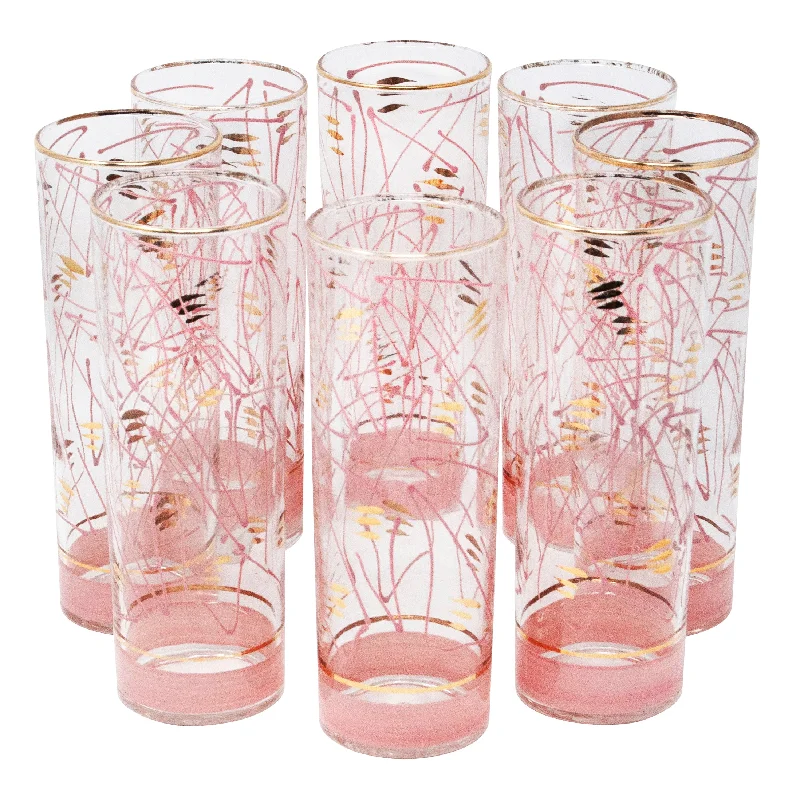 Pink Geometric Shapes Zombie Glasses