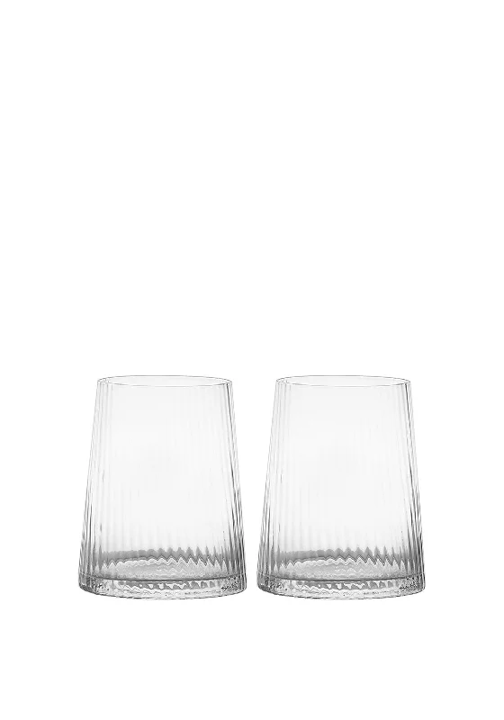 Anton Studio Design Empire Set of 2 Double Old-Fashioned Tumblers, 400ml