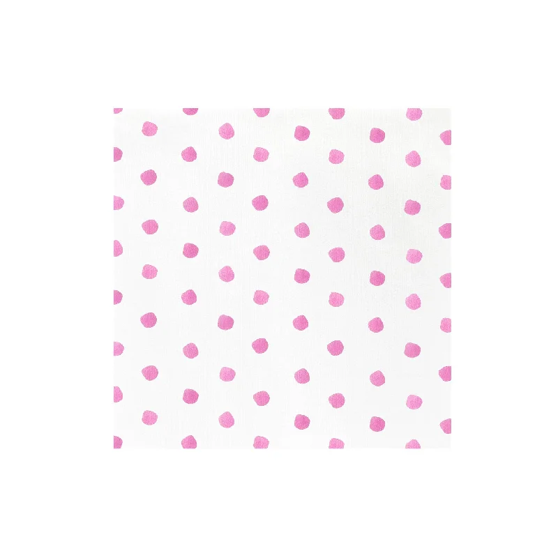 Papersoft Napkins Dot Pink Dinner Napkins (Pack of 20)