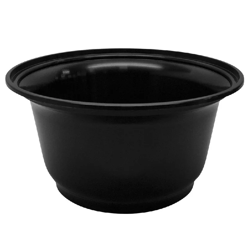 Karat 36oz PP Injection Molding Bowl - Black - 300 ct