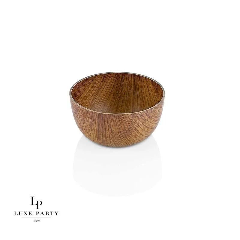 13.5 Oz. Round Mahogany Heavy Plastic Bowl