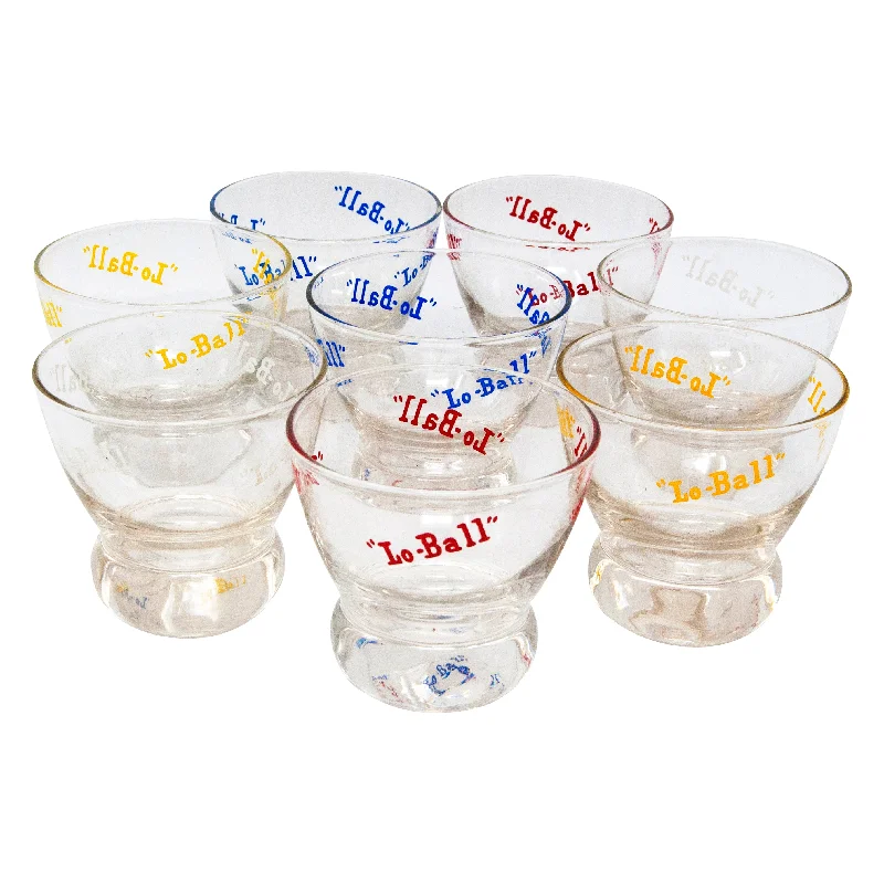 Eva Zeisel "Lo-Ball" Rocks Glasses