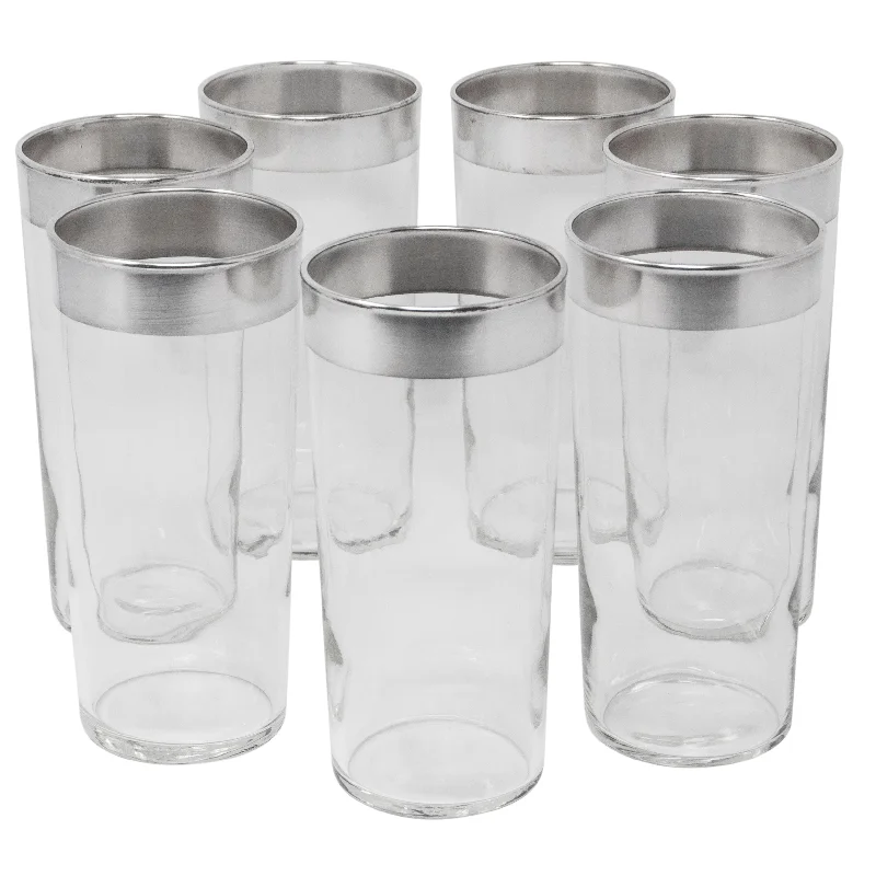 Dorothy Thorpe Sterling Band Large Collins Glasses