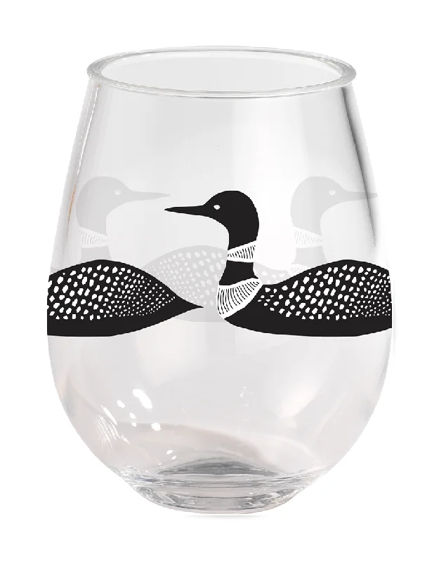 Acrylic Wine Tumbler - Loon