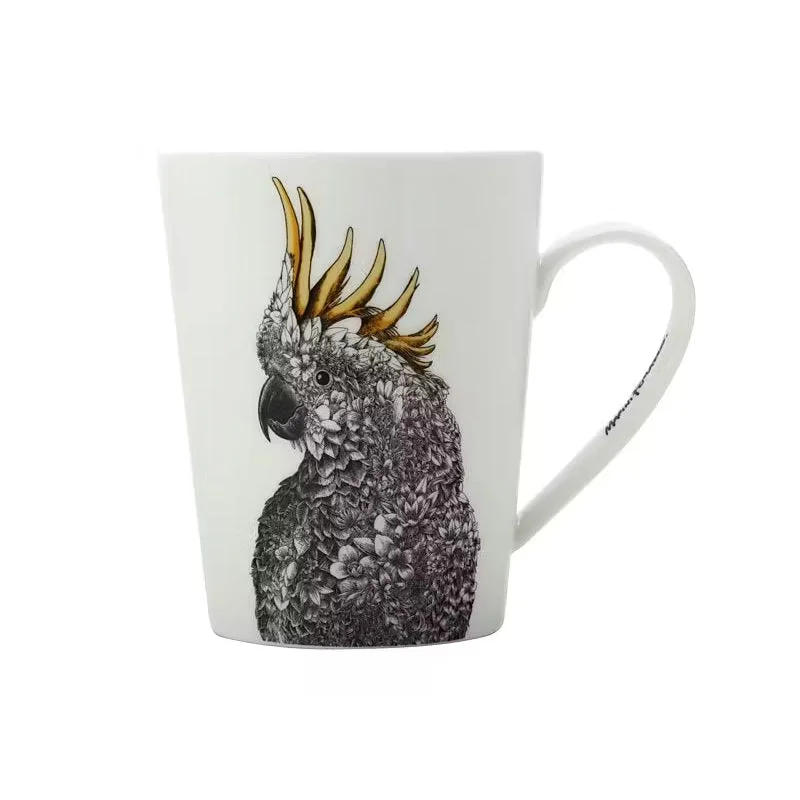 Maxwell & Williams Marini Bird Cockatoo Mug Gift Boxed 450ml