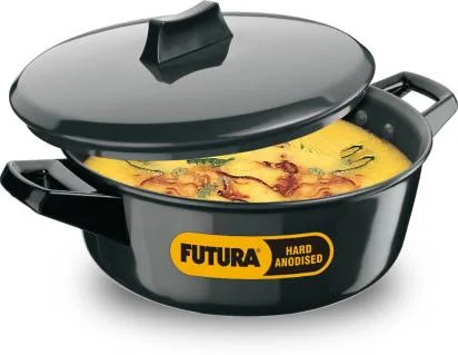 Hawkins Futura Hard Anodised Cook n Serve Bowl Handi 3 L with Lid (ACB30)