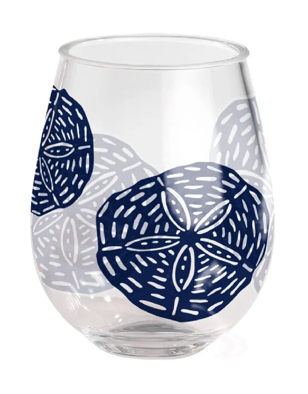 Acrylic Wine Tumbler - Sand Dollar