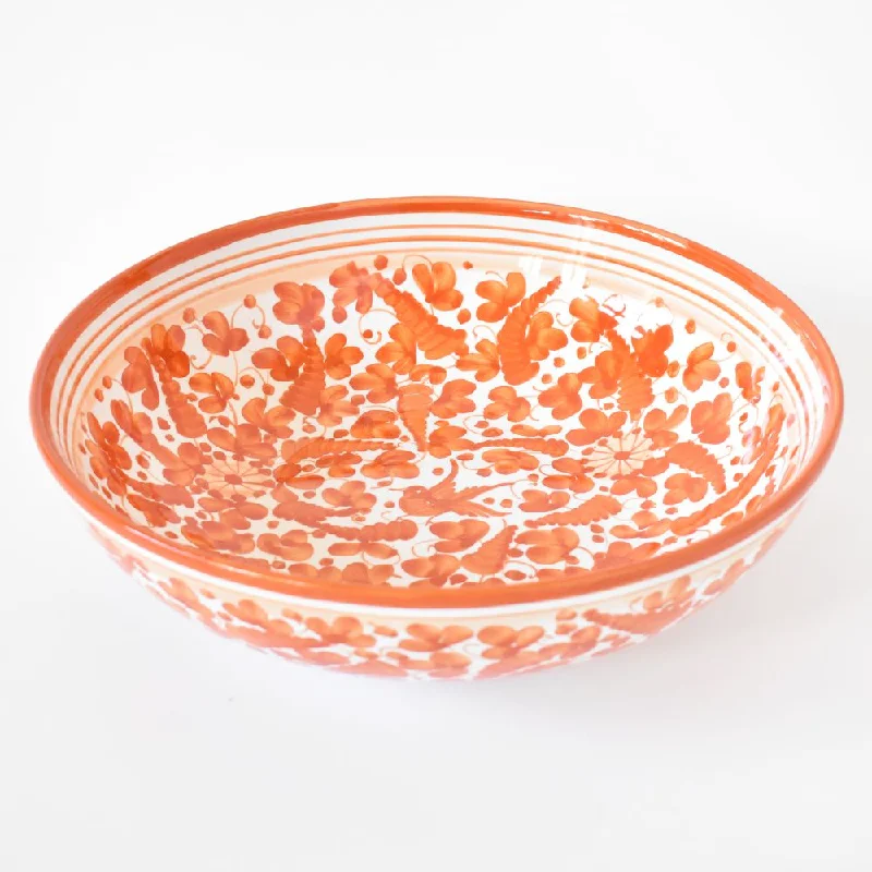 Arabesco Orange serving bowl - 12"