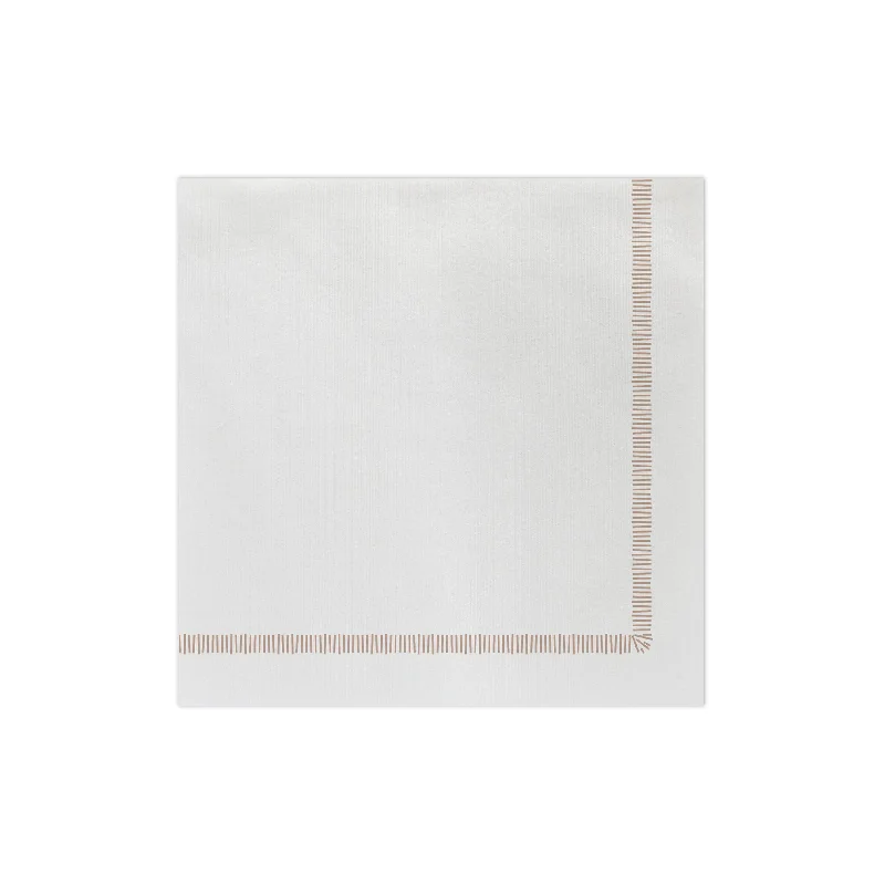 Papersoft Napkins Fringe Linen Dinner Napkins (Pack of 20)