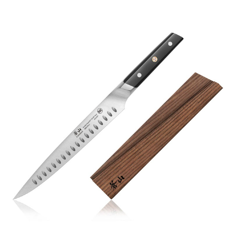 Cangshan Cutlery 1021103 TC Series Carving Knife and Wood Sheath Set, 9"