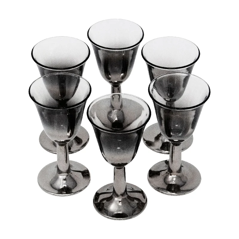 Mercury Base Cordial Glasses