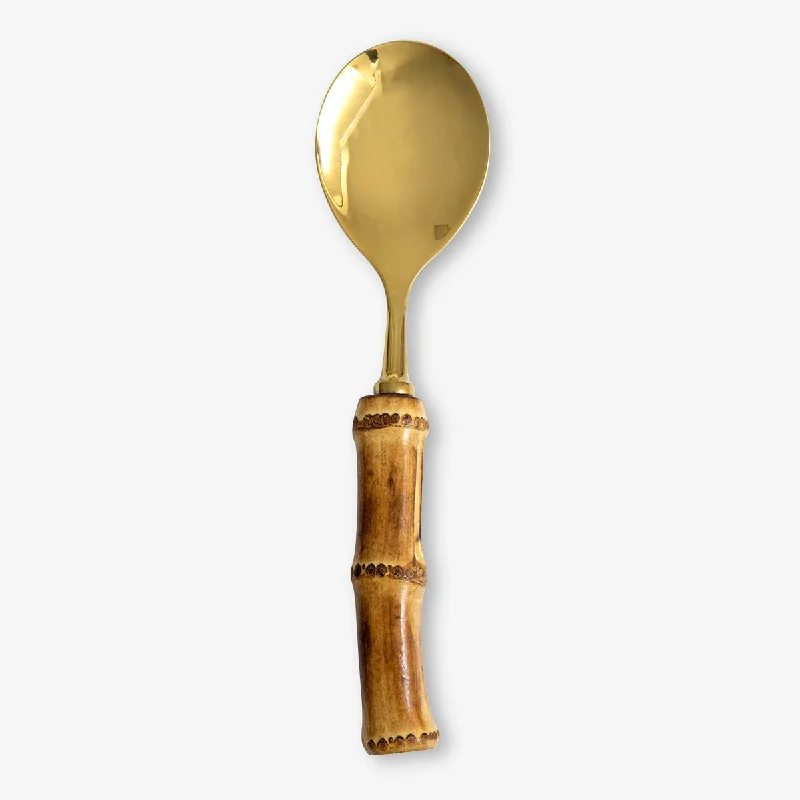 Natural Bamboo Rice Spoon (Gold)